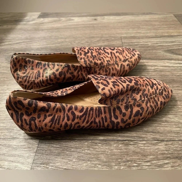 Alex Marie metallic leopard print loafers - Picture 2 of 10